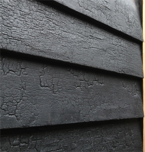 Burnt Wood siding